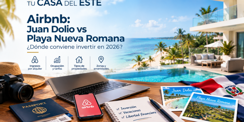 Airbnb en Juan Dolio vs. Playa Nueva Romana