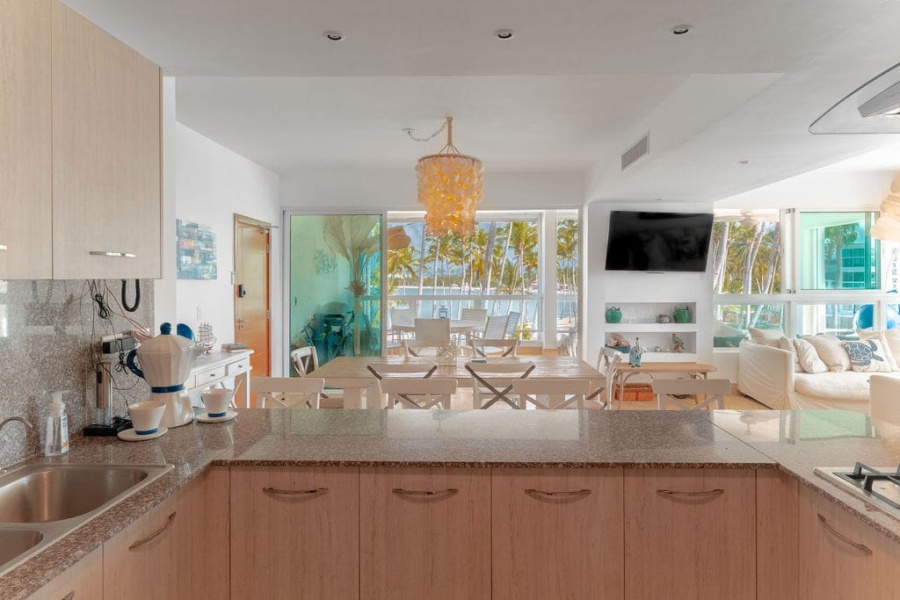 Apartamento Amueblado en Primera Linea de Playa en Playa Nueva Romana