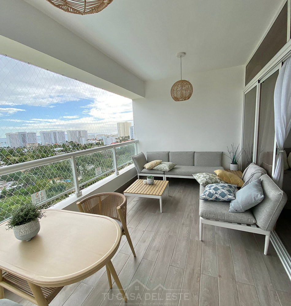 Apartamento Amueblado conn Acceso a Campo de Golf en Metro Country Clu