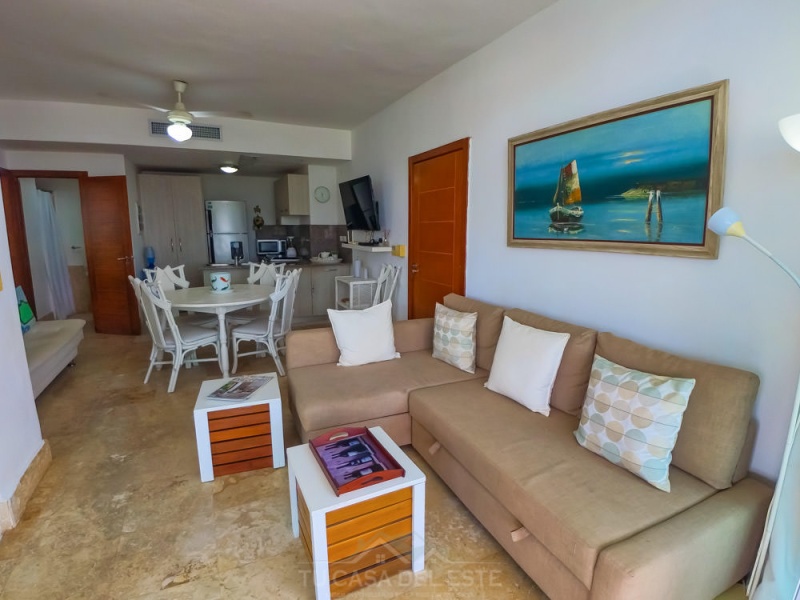 Apartamento Frente a la Playa en Playa Nueva Romana - Condominio La En
